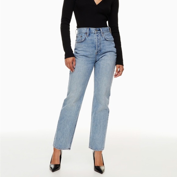 Aritzia Denim Forum Joni High Rise Loose 29L Jeans - Picture 1 of 5